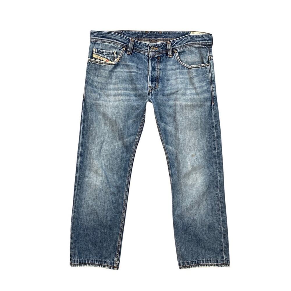 Diesel Jeans Mens 33 Blue Safado Regular Slim Straight Medium Wash INSEAM 26